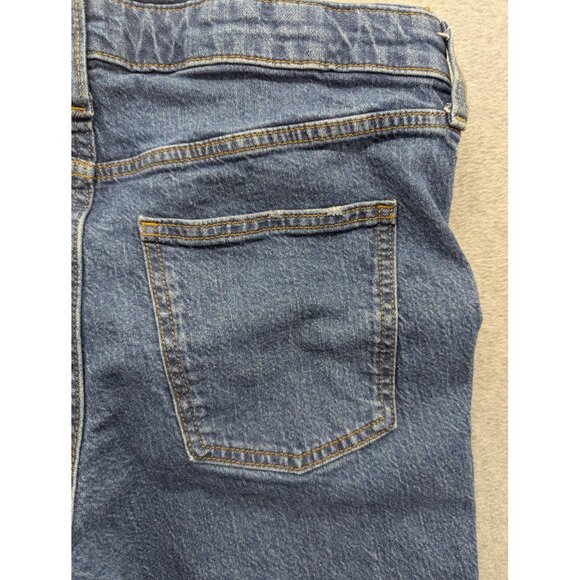 Universal Thread Overalls Womens 8 Blue Denim Bib Adjustable Straps Stretch - Picture 13 of 16